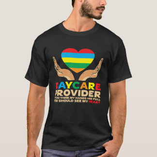 T-shirt Daycare Provider Children Hands Childcare 4