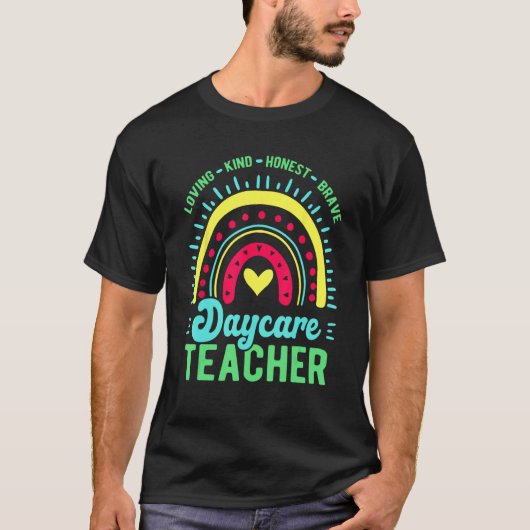 T-shirt Daycare Teacher Childcare Provider (Devant)