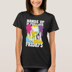 T-shirt DAYS of the WEEK series FRIDAY distressed FriYay T