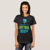 T-shirt Daytona Beach Florida Shark Bite (Devant entier)