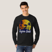 T-shirt Daytona Beach Florida Sunset Beach Retro (Devant entier)