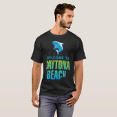 T-shirt Daytona Beach Floride Shark Bite (Devant entier)