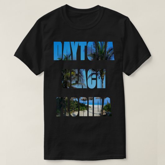 T-shirt Daytona Beach Floride Tee (Design devant)