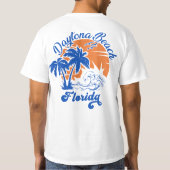 T-shirt Daytona Beach Floride Vacances d'été 80s (Dos)
