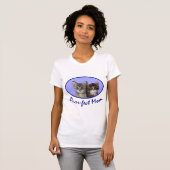 T-shirt DayTshirts de la mère de maman de Purrfect, sacs (Devant entier)