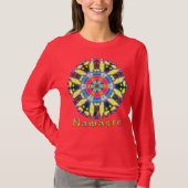 T-shirt Dazzle Namaste Kaleidoscope (Devant)