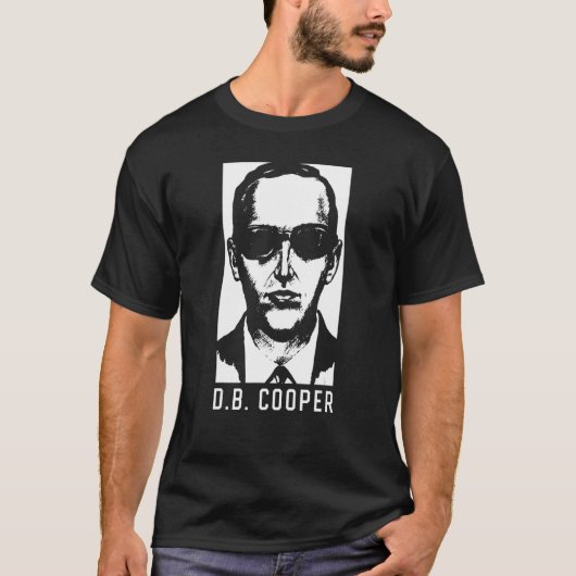 T-shirt Db Cooper 1971 Heist Skyjacking Vintage (Devant)