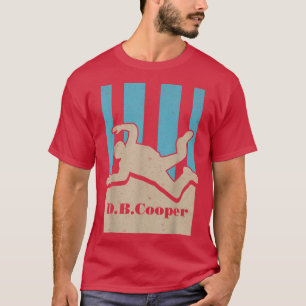 T-shirt DB Cooper cool mystère non résolu rétro université