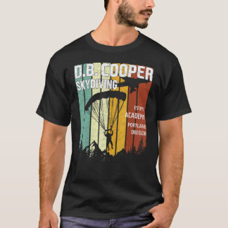 T-shirt Db Cooper Pour Hommes Académie de parachutisme