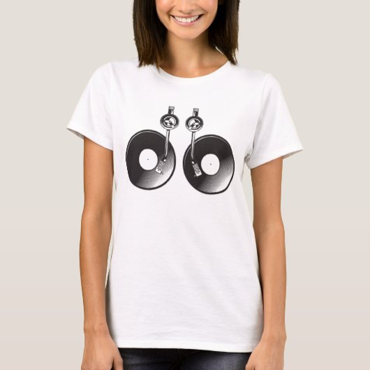 T-shirt [DB] Disques (femmes) [DB] (Devant)