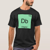 T-shirt Db - Symbole de l'élément de chimie Dingbat Funny (Devant)