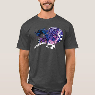 T-shirt DC Comics Batman et Catwoman Motocyclettes Premium