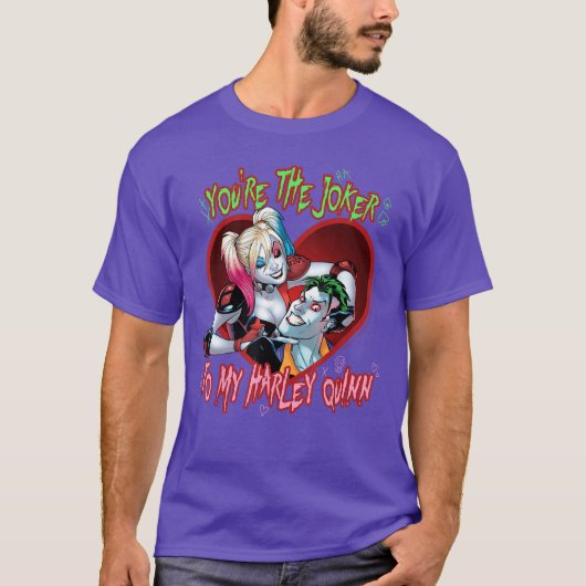 T-shirt DC Comics Batman Joker à Harley (Devant)