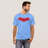 T-shirt DC Comics Batman Red Chest Logo (Devant entier)