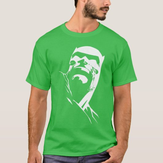 T-shirt DC Comics Batman Simple Shadow Portrait boy (Devant)