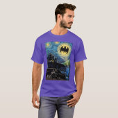 T-shirt DC Comics Batmanhe Dark Knight Starry Night Style  (Devant entier)
