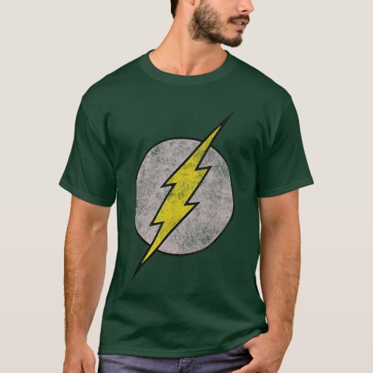T-shirt DC Comics Flash Old Flash Logo (Devant)