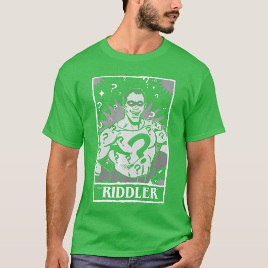 T-shirt DC Comics Halloween Riddlerarot Affiche Premium v (Devant)