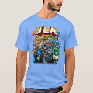 T-shirt DC Comics JLA Justice League Hero Collage Premium