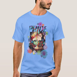T-shirt DC Comics Pride Harley Quinn et Poison Ivy Floral