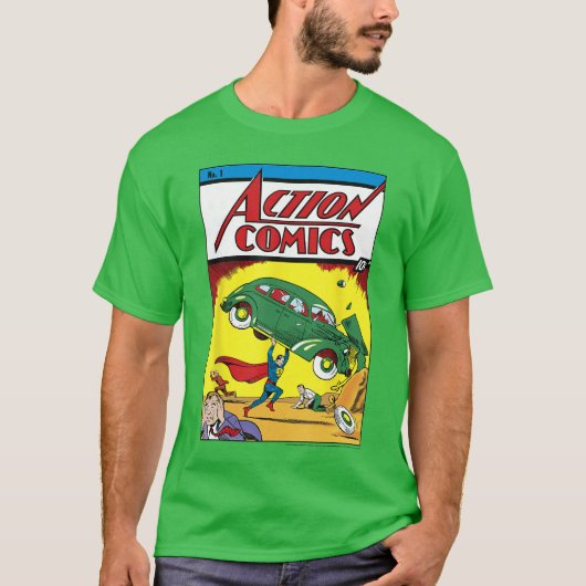 T-shirt DC Comics Superman No1 Comic Cover (Devant)