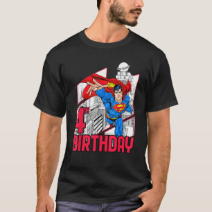 T-shirt DC Comics Superman Super 4e anniversaire