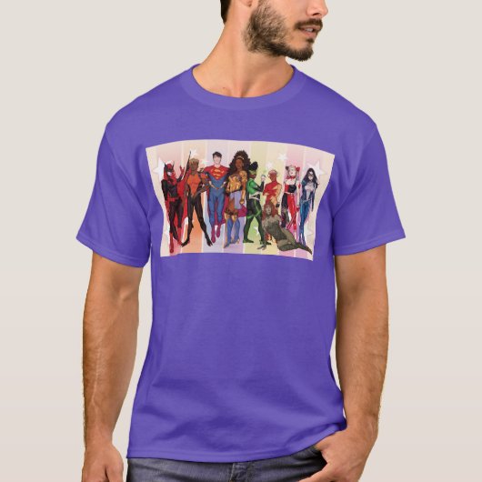 T-shirt DC Pride Comic Cover 2022 Variant (Devant)