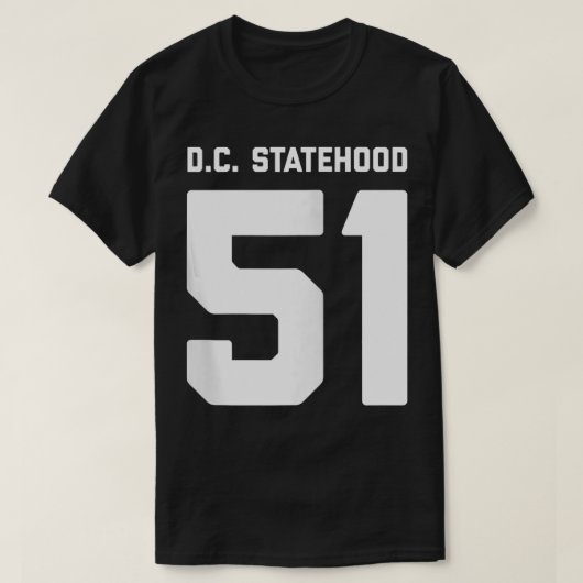 T-shirt DC Statehood 51 Zip  (Design devant)