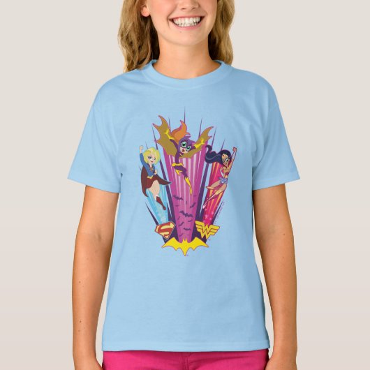 T-shirt DC Super Hero Girls Trio (Devant)