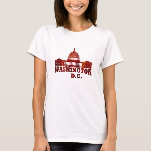 T-shirt dc washington (Devant)