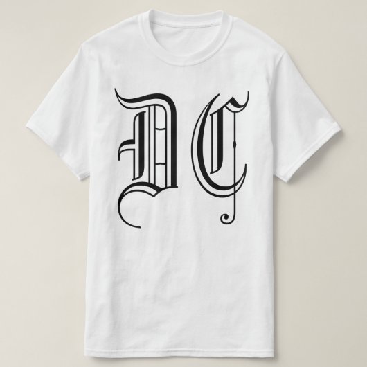 T-shirt DC (Washington DC) (Design devant)