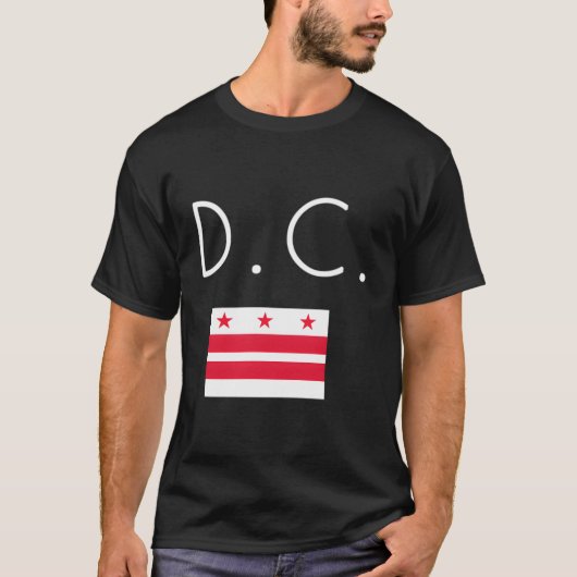T-shirt Dc Washington District De Columbia (Devant)