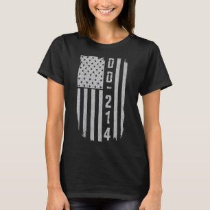 T-shirt Dd-214 Cadeaux militaires de vétéran - Col V