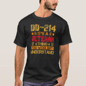 T-shirt Dd 214 C'est un vétéran que vous ne comprendriez p (Devant)