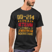 T-shirt Dd 214 C'est un vétéran que vous ne comprendriez p (Devant)