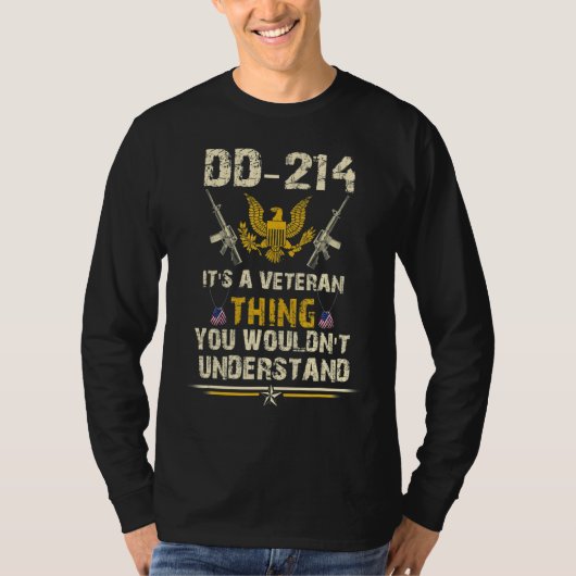T-shirt Dd 214 C'est un vétéran que vous ne comprendriez p (Devant)