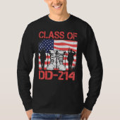 T-shirt Dd 214 Classe De Dd214 Soldat D'Aiguille 1 (Devant)