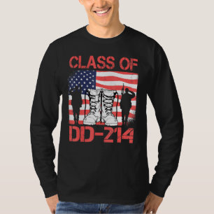 T-shirt Dd 214 Classe De Dd214 Soldat D'Aiguille 1