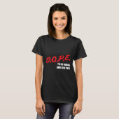 T-shirt Ddaarree Ttoo Ddoo Ddrruuggss Et Vviioolleennc (Devant entier)