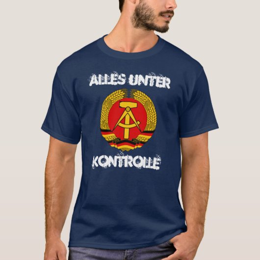 T-shirt DDR Allemagne de l'Est (Devant)