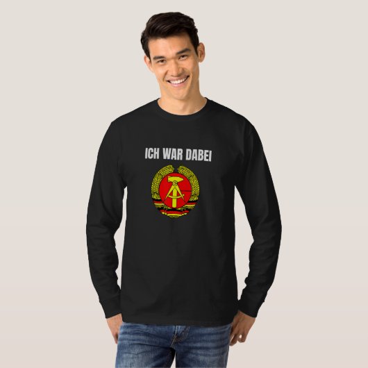 T-shirt Ddr Ddr Ossi Drapeau de guerre Ich Ostalgie Mark B (Devant entier)