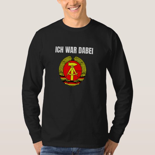 T-shirt Ddr Ddr Ossi Drapeau de guerre Ich Ostalgie Mark B (Devant)