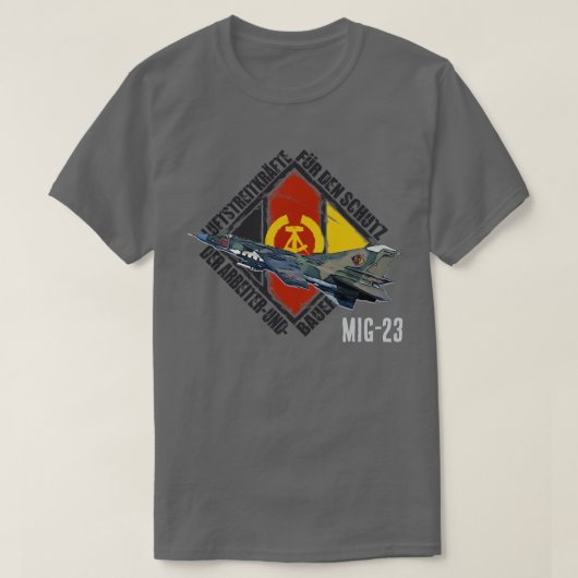 T-SHIRT DDR MIG 23 (Design devant)