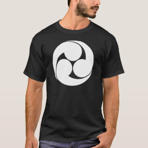 T-shirt ） de 地抜き de （de 左三つ巴