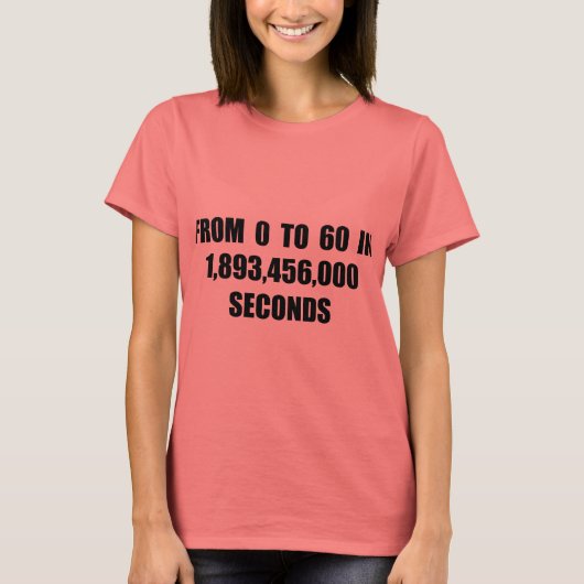 T-shirt De 0 à 60 secondes (Devant)