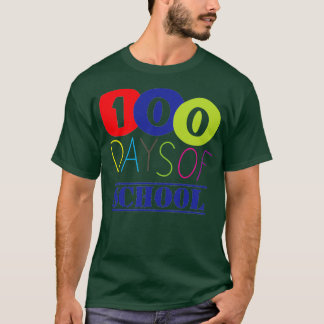 T-shirt de 100e jour de l'école 100 jours de l'école