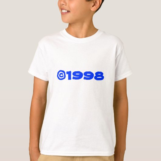 T-shirt de 1998 enfants 2-Sided (Devant)