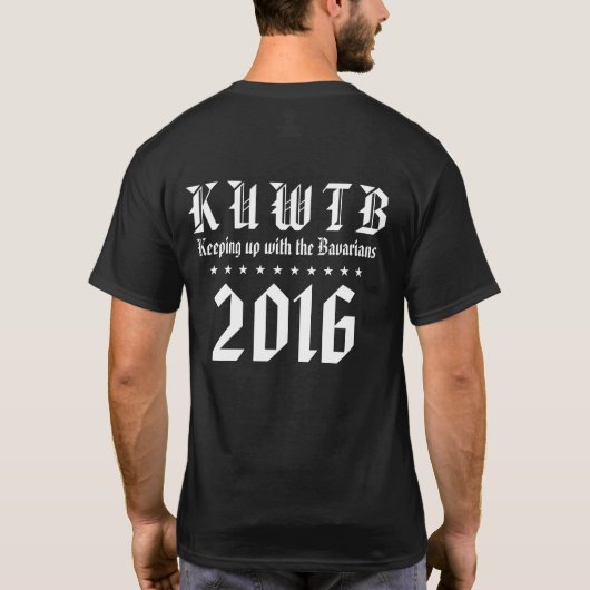 T-shirt de 2016 KUWTB (Dos)
