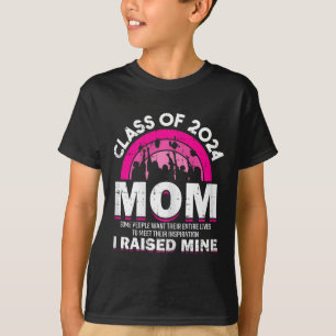 T-shirt De 2024 Maman Graduation Famille Mama Diplômée Fem