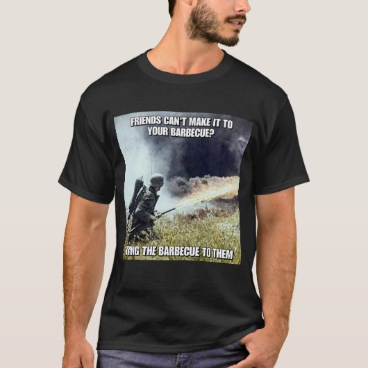 T-shirt de 2ÈME GUERRE MONDIALE Flammenwerfer (Devant)